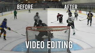 Editing on ice goalie footage  making your videos pop [upl. by Ahseer]