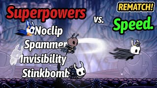 Hollow Knight  Speedrunner vs 4 Hunters with NEW Superpowers REMATCH [upl. by Ecirtnuahs]