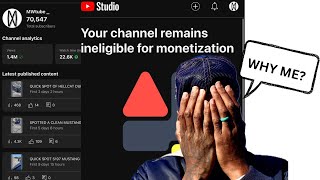 I GOT DEMONETIZED‼️ WATCH BEFORE STARTING YOUTUBE‼️ [upl. by Arnaldo290]