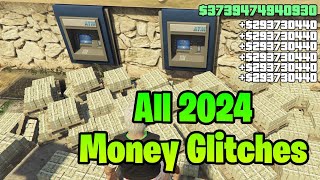 ALL GTA 5 ONLINE MONEY GLITCHES FOR 2024 WORKING [upl. by Mather]