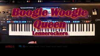 Boogie Woogie Queen  Lennerockers Cover mit titelbezogenem Style auf Yamaha Genos [upl. by Auqinot]