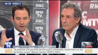 Benoît Hamon face à Bourdin direct [upl. by Lacsap]