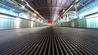 The Brussels Zaventem Airport Moving Walkway Compilation [upl. by Gawain703]