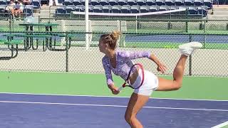 Camila Giorgi 106 Sexy Tennis Practice Exclusive 2024 WTA Indian Wells [upl. by Annaeirb]