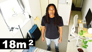 Inside my 200 Minimalist Micro Apartment in Japan [upl. by Isman]