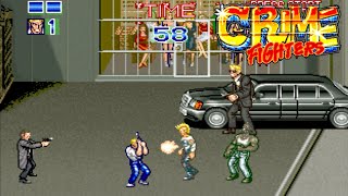 CRIME FIGHTERS  Stage 8 Boss Fight  ARCADE [upl. by Refannej]