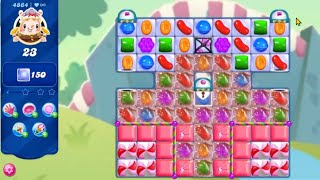 Candy Crush Saga LEVEL 4864 NO BOOSTERS new version🔄✅ [upl. by Karissa]