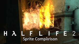 HalfLife 2  20th Anniversary Sprite Comparison [upl. by Hermina]