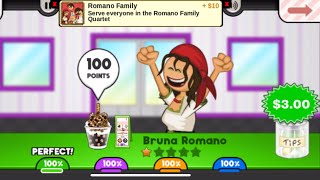 Papa’s Freezeria To Go Episode 19 Romano Family Perfect Day [upl. by Markos]