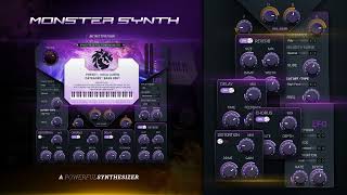 Free Synthesiser Rompler Monster Synth From Agus Hardimen [upl. by Lux64]