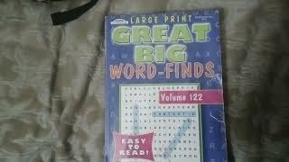 Large Print Great Word Finds Book Volume 122 📖 2024 Review [upl. by Yoccm]