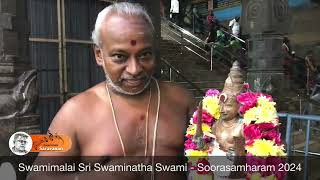 Swamimalai Sri Swaminatha Swami  Soorasamharam 2024 [upl. by Andy]