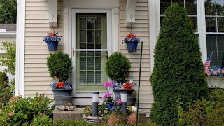 LOW COST DECORATING MY PORCH FOR FALL🍁🍂 GETTING THINGS DONE WITH LESS STRESS ❤️ LIVING WELL [upl. by Starkey]