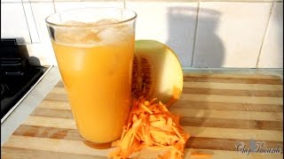 Galia Melon And Carrot Juice  Recipes By Chef Ricardo [upl. by Landers]