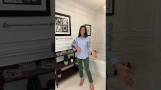 Striped shirt green corduroys and ballet flats ootd [upl. by Kara83]