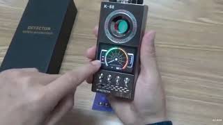 K68 Camera and GPS detector demo in English [upl. by Moyer]