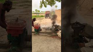 Fast Speed Two Diesels engine Starting With Tractor 640 😲 shorts viral trending [upl. by Tobi926]