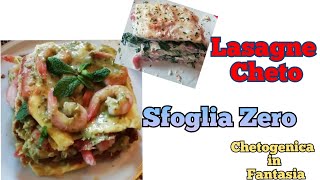 LASAGNE LOW CARB SENZA GLUTINE  SFOGLIA ZERO  RICETTA KETOGENICA [upl. by Stearn]