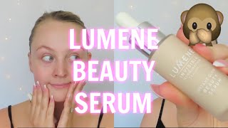 RECENSION Naturell look med LUMENE BEAUTY SERUM [upl. by Ahselyt]