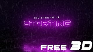 Free Stream Starting soon Template  NON COPYRIGHT [upl. by Sidell242]