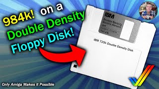 How Amiga DiskSpare Saved 984k on a DD Floppy Disk [upl. by Apps]