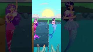 Dont be Greedy NEW 👩👸 Good vs Bad Mermaid Princess shorts FairyTalesShorts fairytales [upl. by Lennahs]