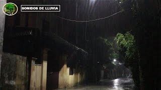 ►►11 Horas de lluvia y truenos en techos de metal Truenos y lluvia en techo de hojalata [upl. by Wake175]