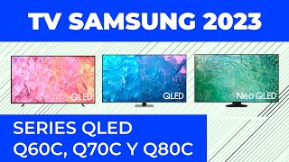 Televisores Samsung QLED 2023 Ep 2  series Q60C Q70C y Q80C comparativa [upl. by Cammie938]