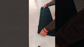 Afghani salwar cutting and stitching [upl. by Gnouhc]