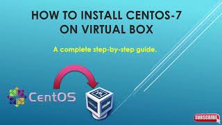 How to install CentOS 7 on Virtual Box [upl. by Aihsrop]