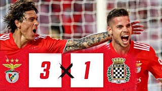 SL Benfica vs Boavista  All goals 31 from Benfica highlights Fan View  Ft Nunez Weigl 🔴⚪ [upl. by Laroy]