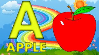 ABC Phonic Song  Toddler Learning Video Songs A for Apple Nursery Rhymes Alphabet Song for kids [upl. by Anwahsit]