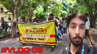 Vlog 03 Anti Ragging rally 🪧 at SHUATS antiragging viralvideo viral students [upl. by Coffin]