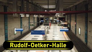 Stadtbahn Station RudolfOetkerHalle  Bielefeld 🇩🇪  Walkthrough 🚶 [upl. by Opiak]