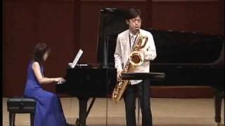 TKWO Yasuto Tanaka playing Czardas on Baritone Sax [upl. by Ecirtnahc]