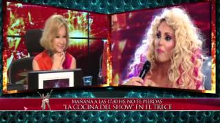 Showmatch 2014  La fuerte pelea de Vicky Xipolitakis y Soledad Silveyra [upl. by Annavahs]