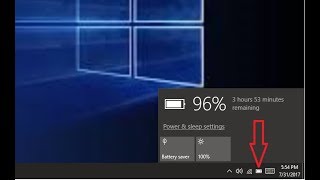 How to Fix Battery Icon Not Showing in Taskbar Windows 10817 [upl. by Shepp]