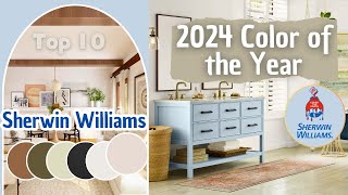 Color of The Year 2024 Sherwin Williams  Trending Upward [upl. by Eyaj51]