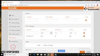 how to Port Forwarding in Tenda router [upl. by Notgnilra]