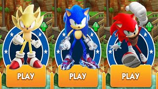 Sonic Prime Boscage Maze Sonic vs Super Sonic vs Fire Sonic Boom Subway Surfers vs All Bosses [upl. by Enelyw921]