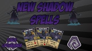 Wizard101 Casting the New Shadow School Spells [upl. by Pubilis]