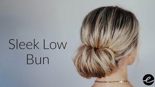 Sleek Low Bun Tutorial [upl. by Eixid]