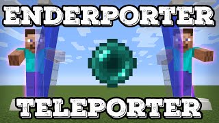 Minecraft Tutorial  Improved EnderPorter  Ender Pearl TeleporterMinecraft 117 [upl. by Sisxela785]