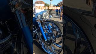 Harley Davidsons On Crenshaw🔥 harleydavidson trending motorcycle shorts oldschool [upl. by Robbins837]