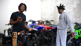 Broward Vee Shows FloridaMadeMG 150000 INSANE Dirtbike Collection [upl. by Rhett657]