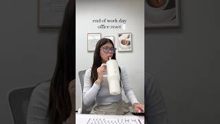 ASMR office clean amp reset after work 🤍 aesthetic cleaning [upl. by Randolph]