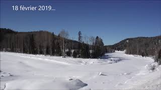 Rivière Matane hiver [upl. by Sikram]