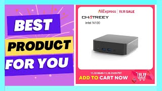 Chatreey T9 Mini PC Intel Alder Lake N100 Ultra Small Pocket Computer [upl. by Cypro38]