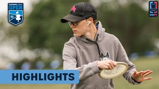 Round 2 Highlights FPO  2024 Dynamic Discs Open [upl. by Pliam]