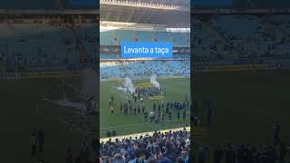 Levanta a taça Grêmio Campeão Gaúcho Feminino gremio futebol [upl. by Ulphi97]